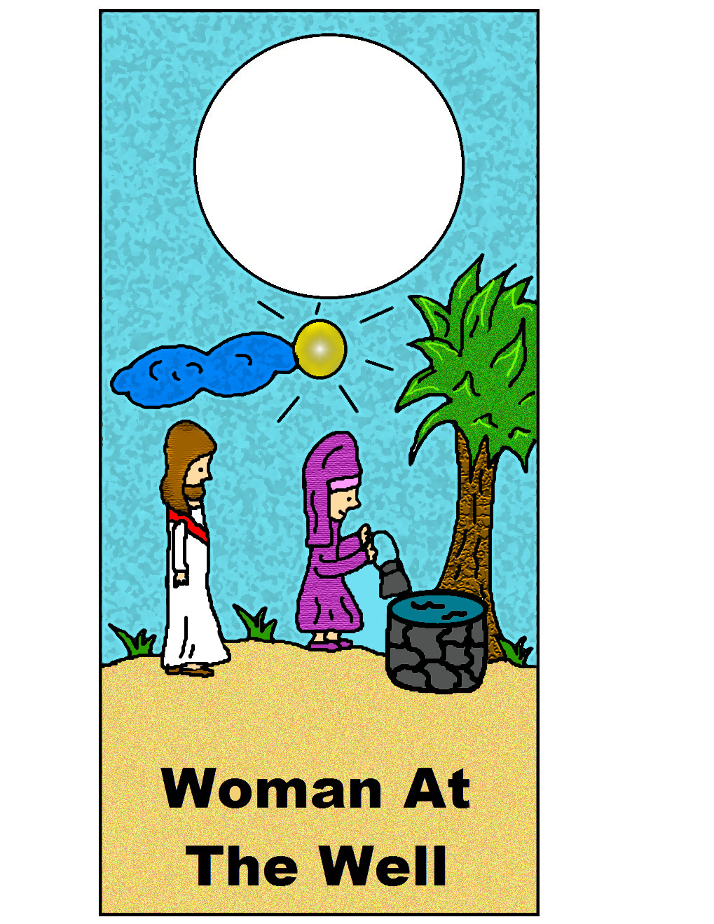 Woman At The Well Doorknob Hanger Craft